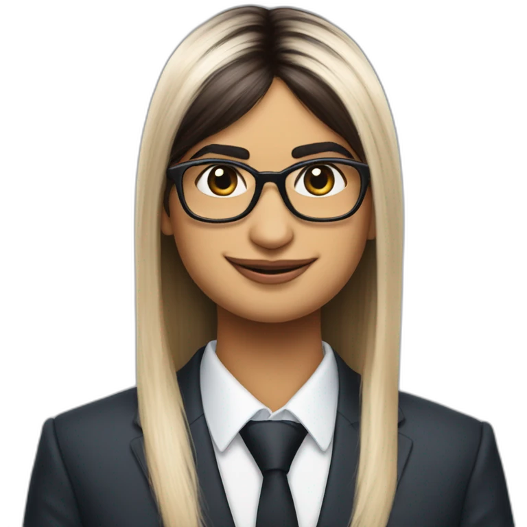 Mia khalifa avec macron emoji