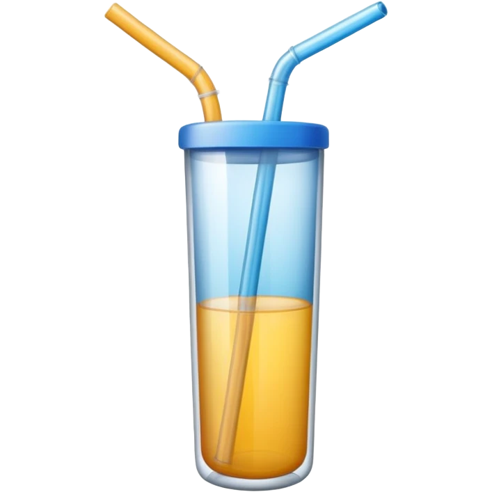 plastic straw emoji