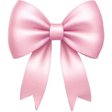 Light pink bow emoji