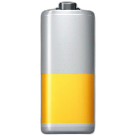 50% phone battery emoji