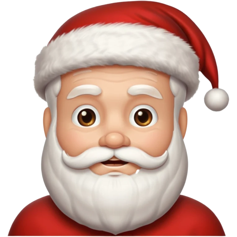 santa clause without beard  emoji