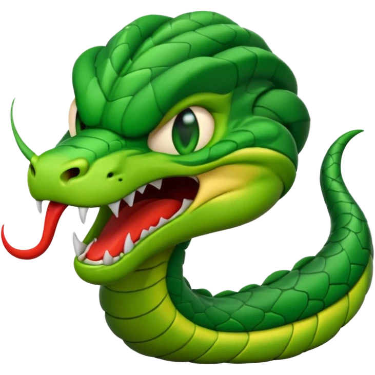 my nickname on the discord server is Little VIper, i want a animated emoji with the text "'Lil Viper Mad" with an angery little viper spitting emoji