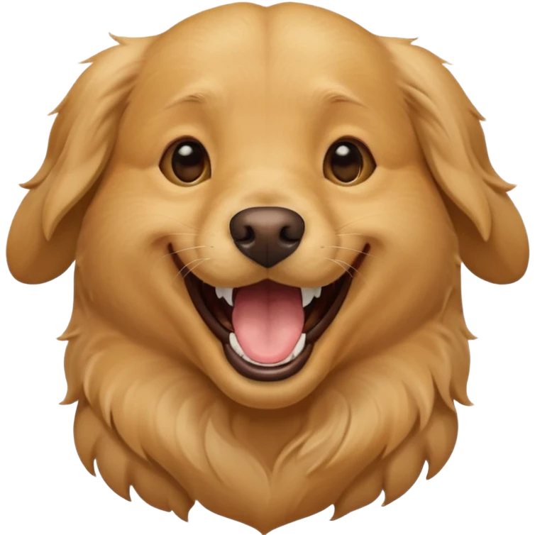 laughing dog emoji