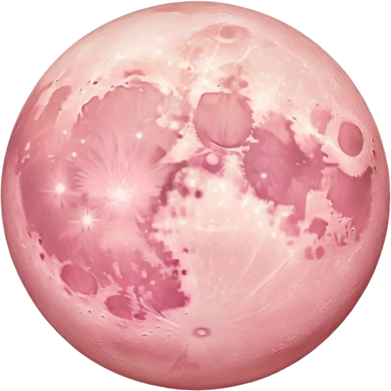pastel pink moon emoji