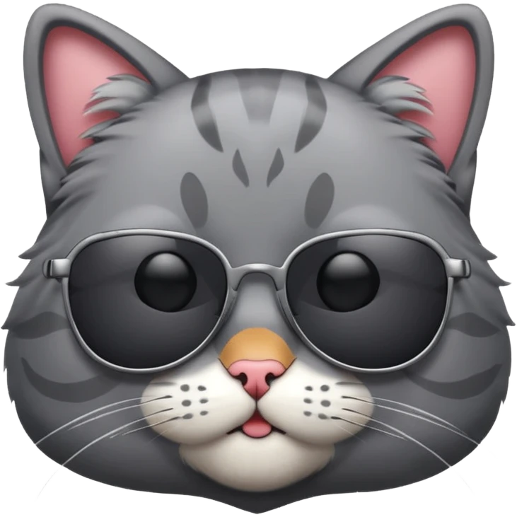 Cat wearing sunglasses emoji