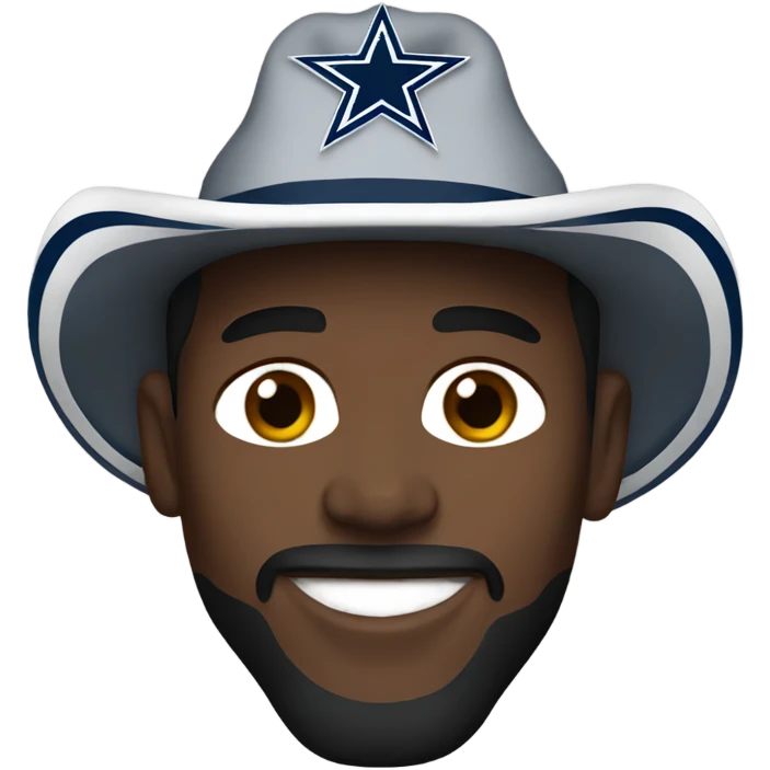 Dallas cowboy player  emoji