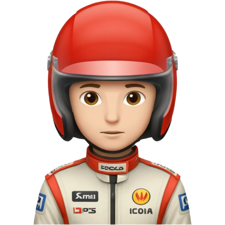 car racing driver
 emoji
