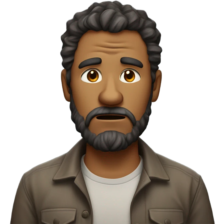 Ugly man emoji