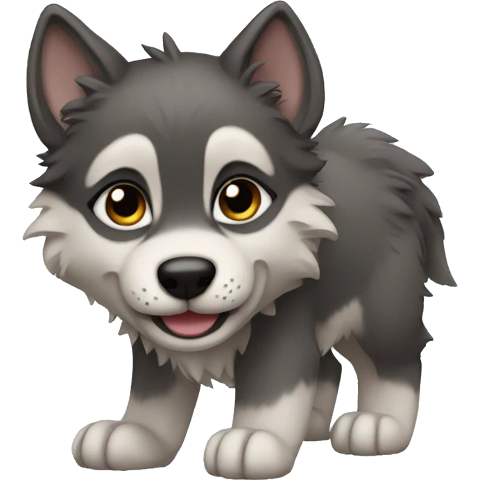 wolf puppy emoji