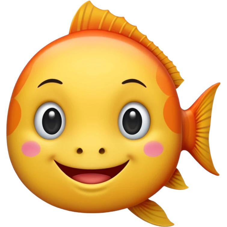 summer-themed emoji of a summer fish emoji