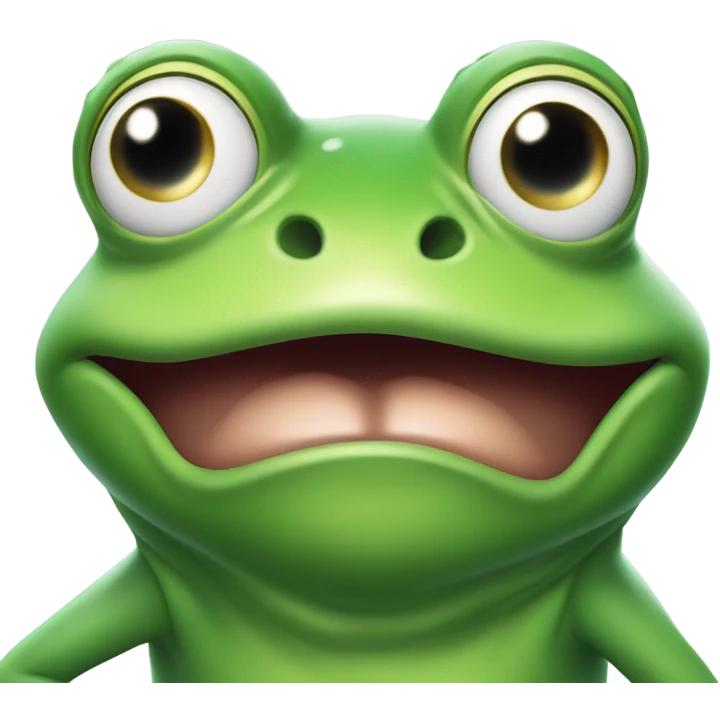 Frog farts emoji