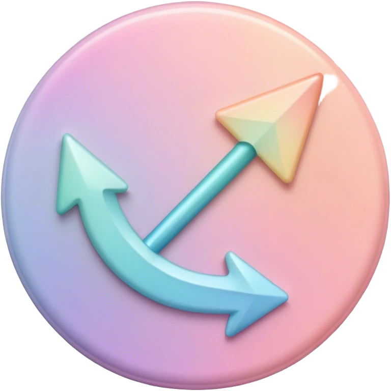 pastel button arrow emoji