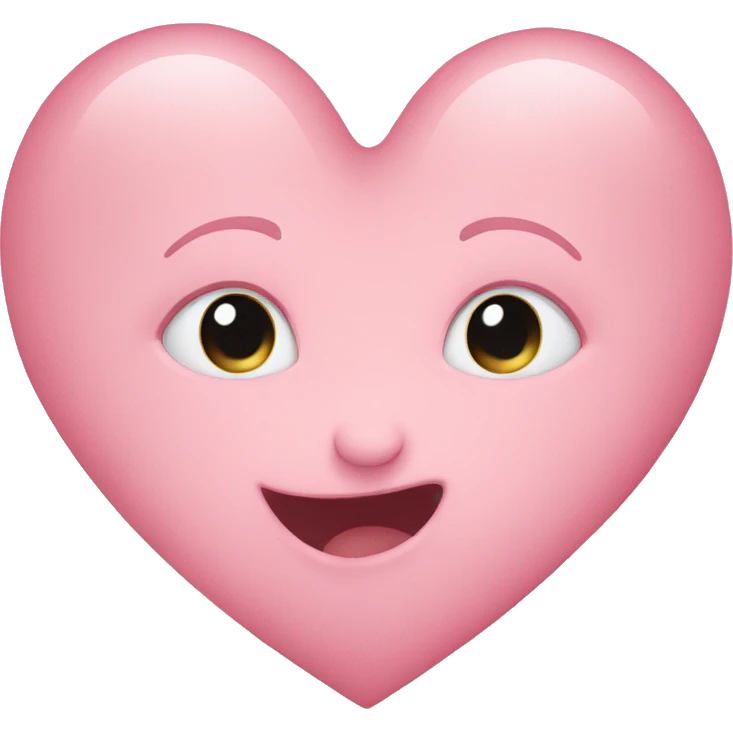 Baby pink heart emoji