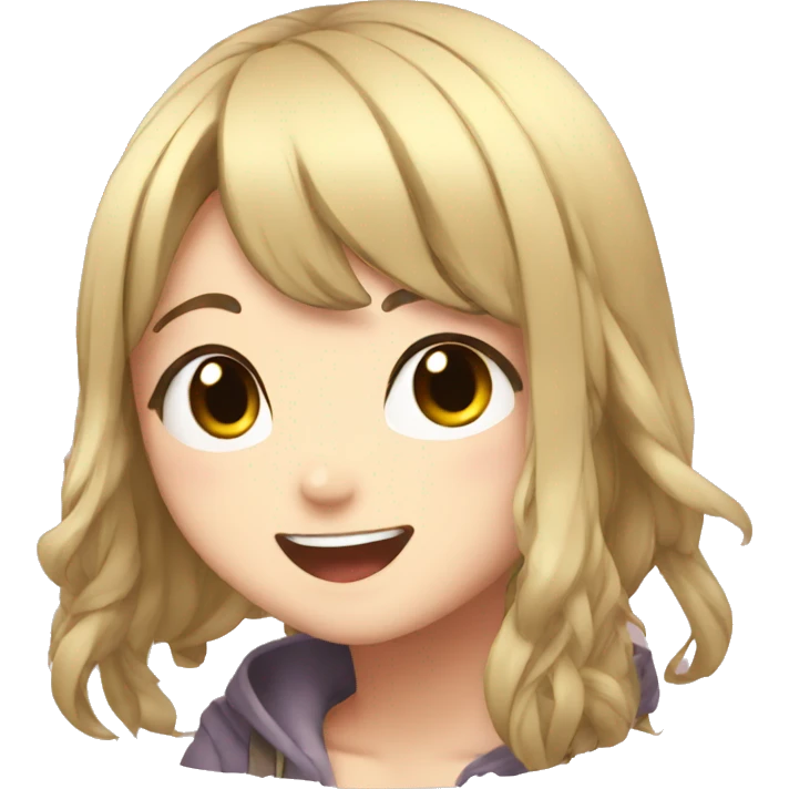 anime girl giggle emoji
