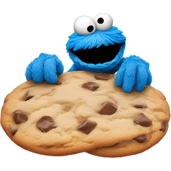Cookie Monster in Los Angeles  emoji