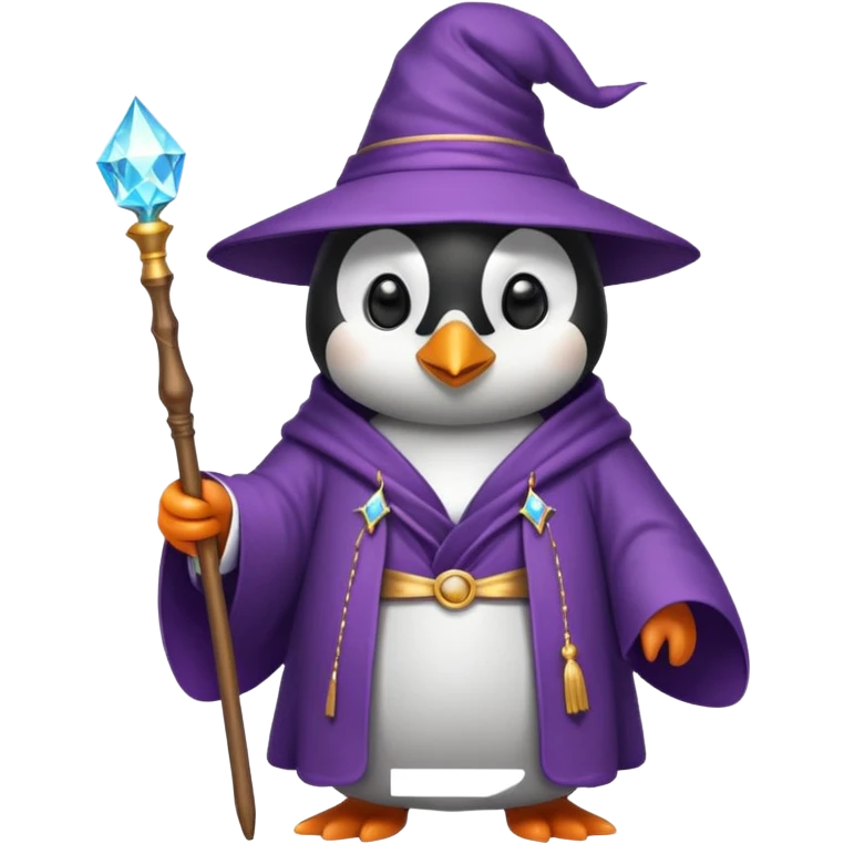 penguin wizard emoji