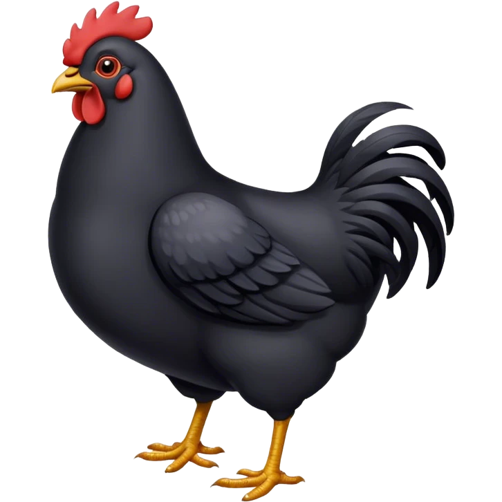 جوجه ی مشکی emoji