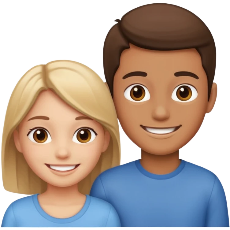 Girl besti and boy bestie  emoji