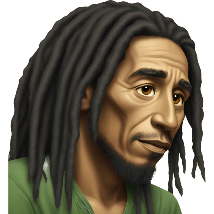 Sad Bob Marley emoji