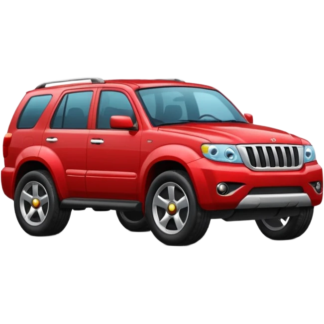 red suv emoji