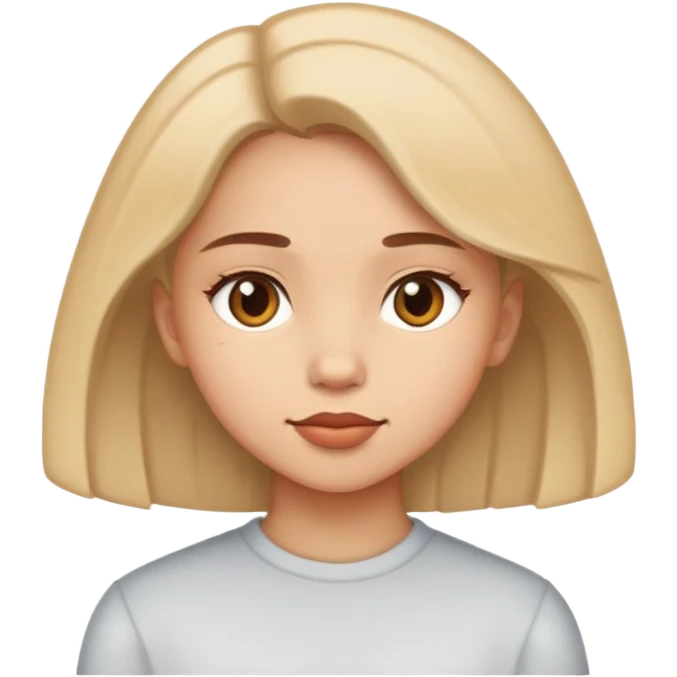 girl looking side one emoji
