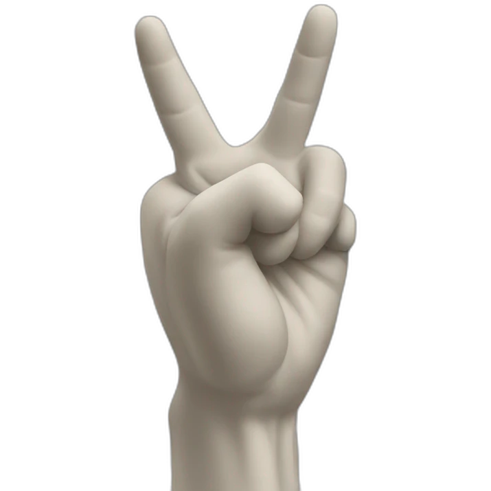 italian statue doing pinched fingers emoji