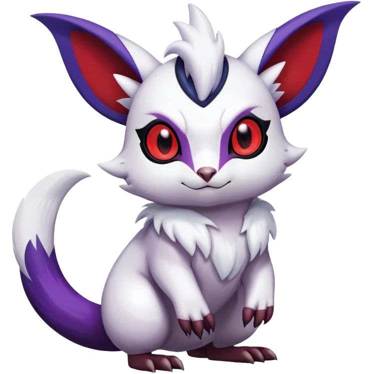 ShinyFurret-Absol-Noibat-Noivern-Hybrid (Full body) emoji