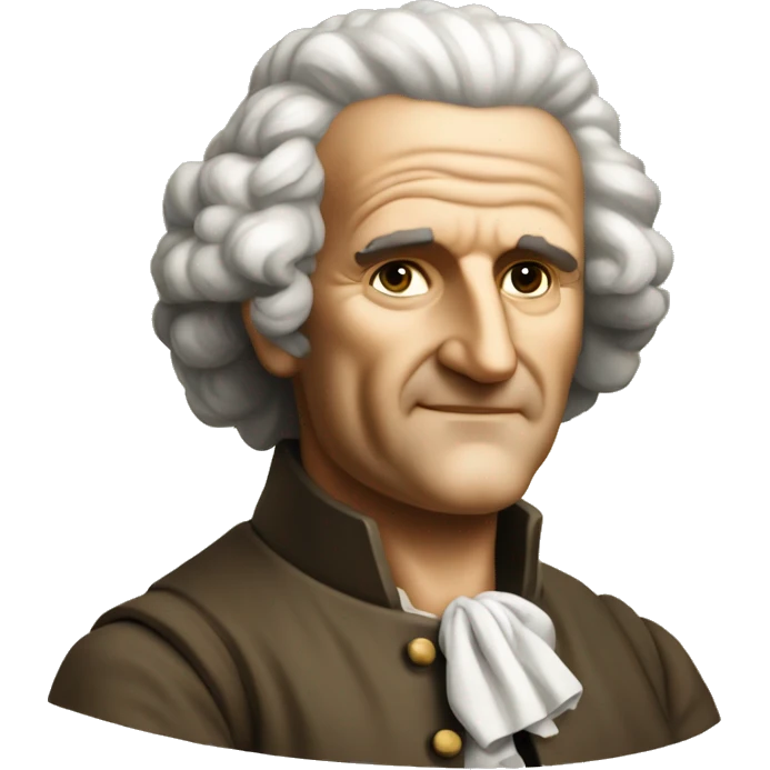 Jean-Jacques Rousseau, Genevan philosopher emoji