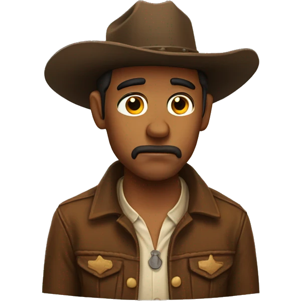 Sad Cowboy emoji