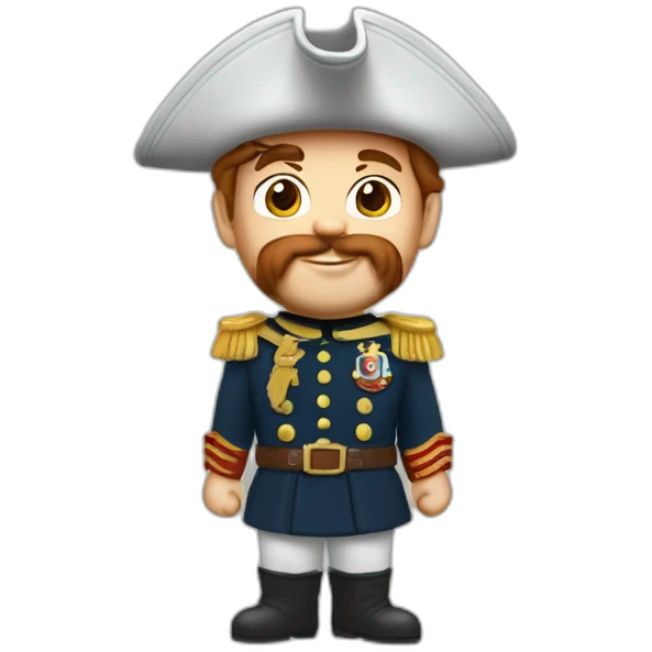 capitaine de la marine rousse emoji