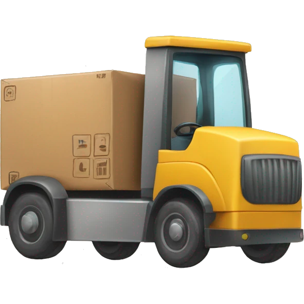 cajas en una cinta trasportadora emoji