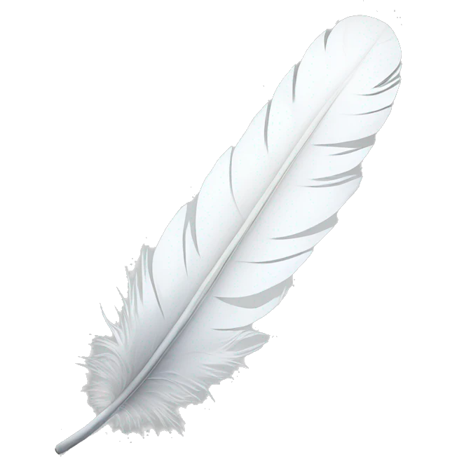 White feather emoji