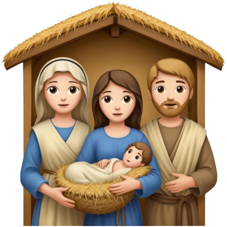 Mary And Jesus And Joseph emoji