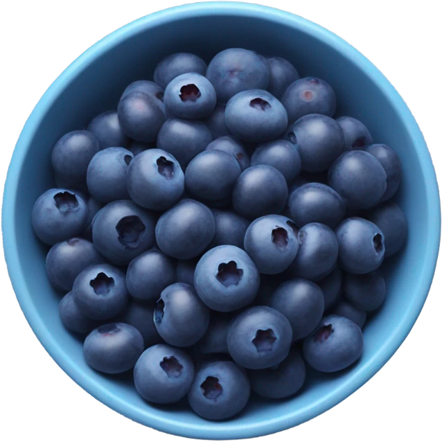 bowl of small wild blueberries emoji