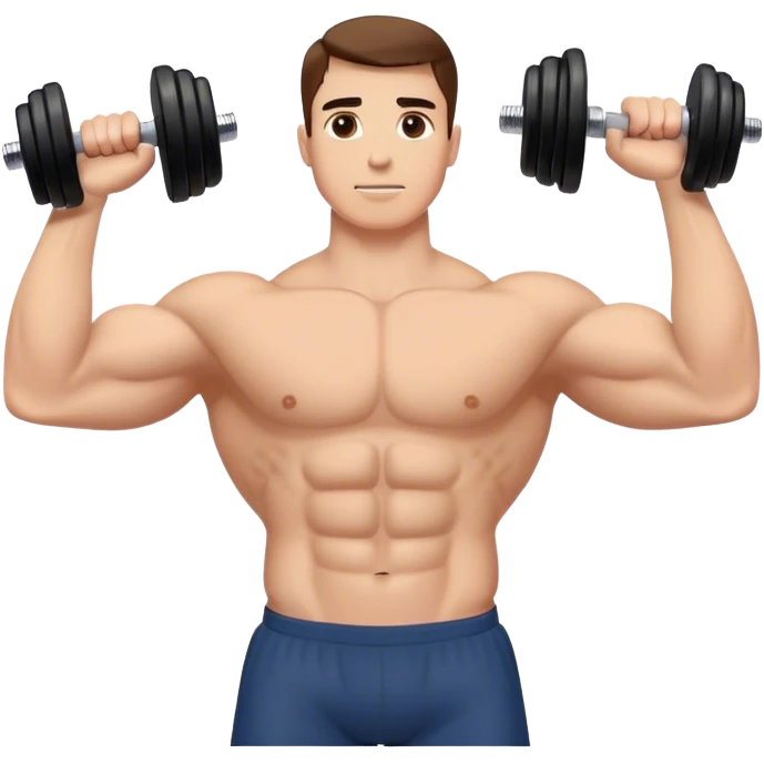 anterior deltoid dumbbell raise emoji