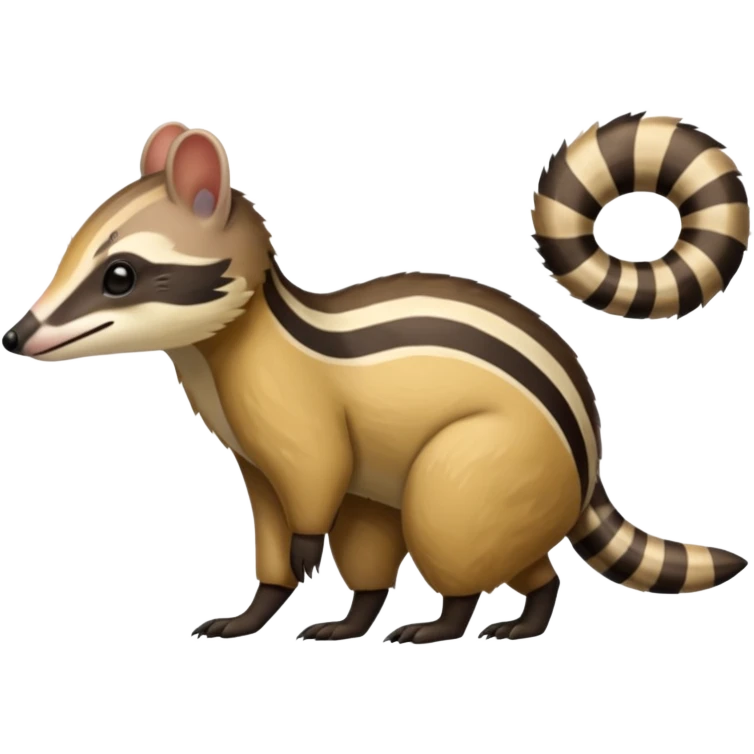 Cacomistl-Anteater-Civet-Numbat-hybrid (full body) emoji