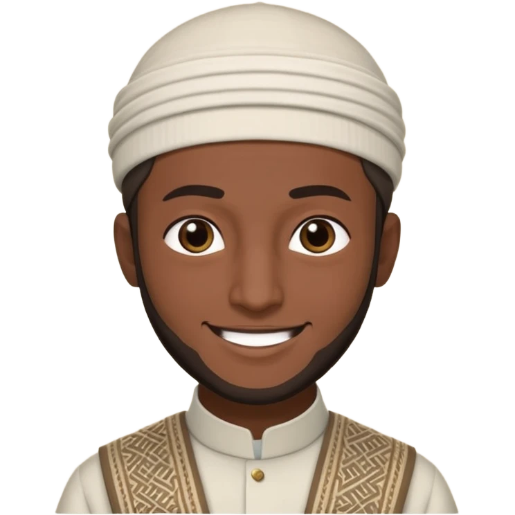 cool Muslim man emoji