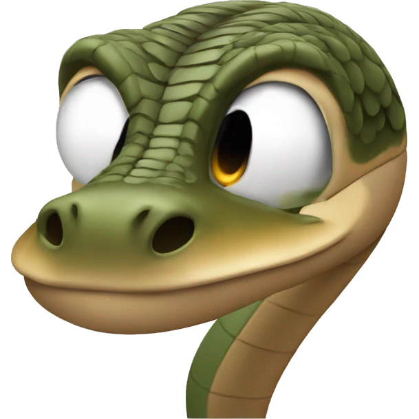 Cobra that does track and field  emoji