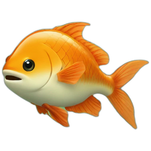 Poisson dans foret emoji