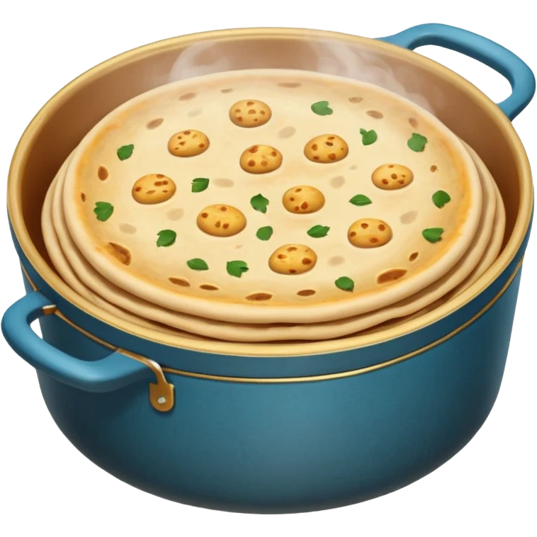 indian chapati inside 1 casserole   emoji