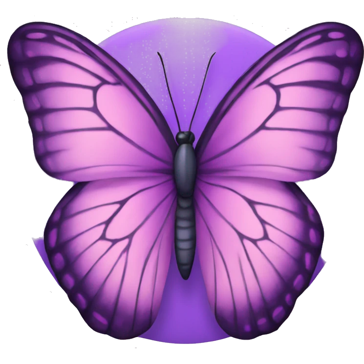 Purple butterfly emoji