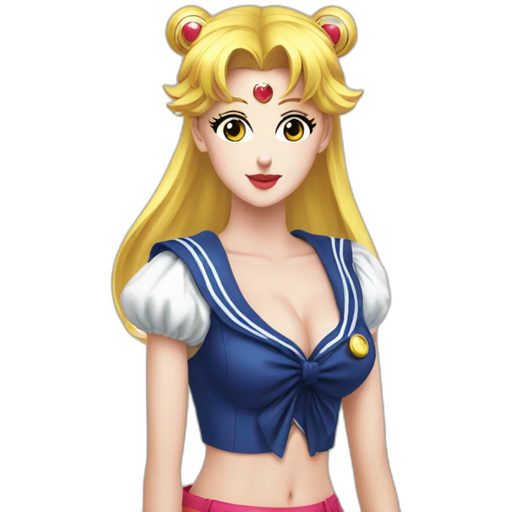 Busty sailor moon emoji