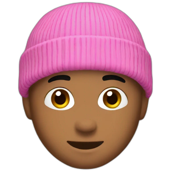 just a beanie emoji