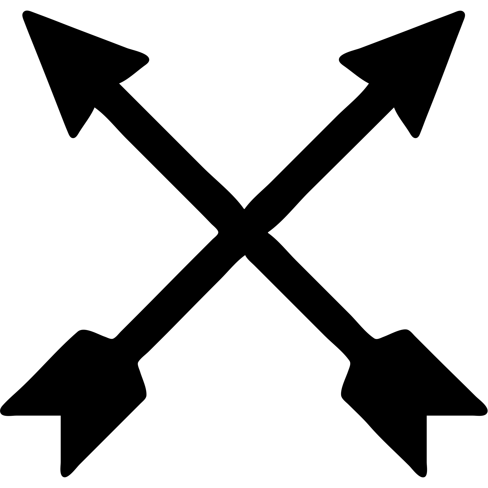 Make the arrow a simple, minimalistic shape using only a solid pink color, no gradients or outlines, with a transparent background. emoji