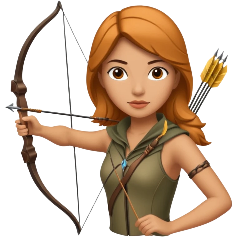 Woman hunter emoji