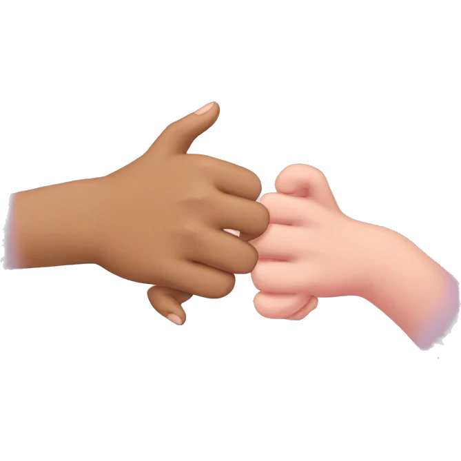 Pinky promise emoji