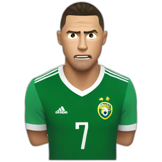 ronaldo cry loss world cup emoji