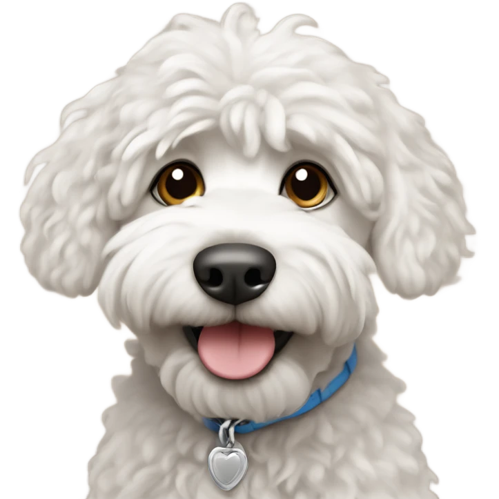 berniedoodle dog ￼ emoji