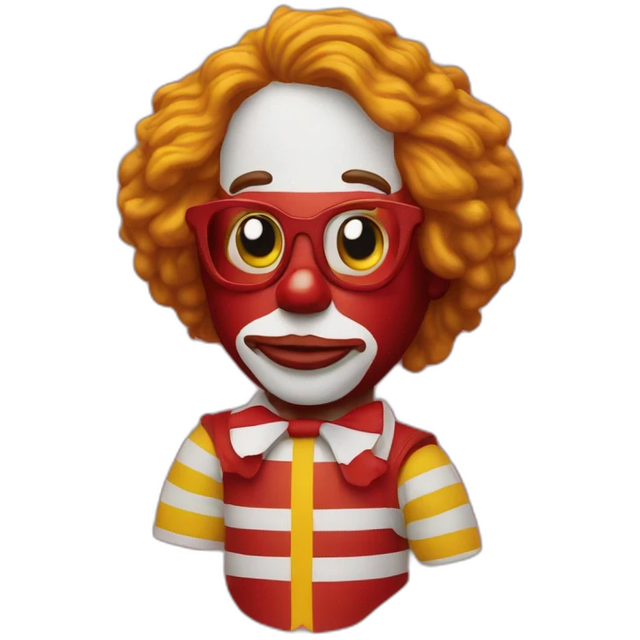 Ronald McDonald emoji
