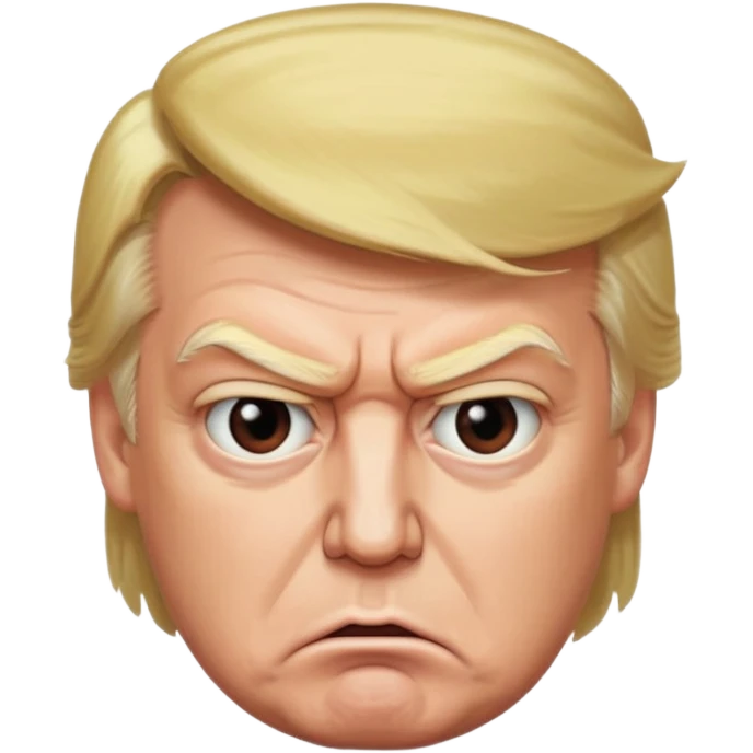 donald trump is crazy emoji